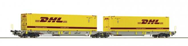 Articulated intermodal car of AAE with 2 containers<br /><a href='images/pictures/Roco/Roco-76421.jpg' target='_blank'>Full size image</a>
